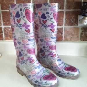 🌂Coach rain boots 🌂