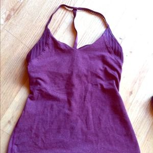 Burgundy lulu lemon tank
