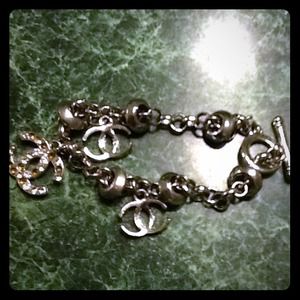 Chanel inspired charm bracelet