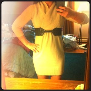 Thick sweater dress, perfect for winter <3