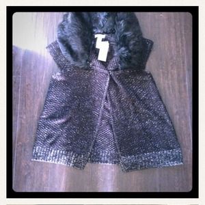 💐Sweater with Removable Faux Fur💋