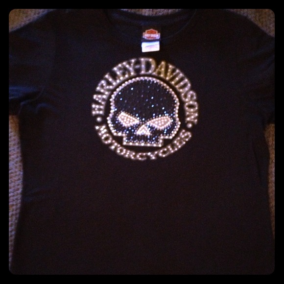 ✨Harley Davidson Skull Shirt✨