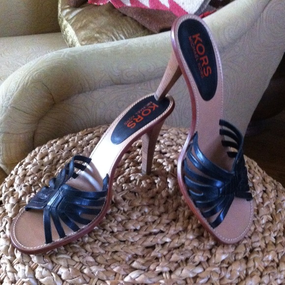 KORS Michael Kors Shoes - 😍So Sexy! High Heel Black Sandals by Michael Kors