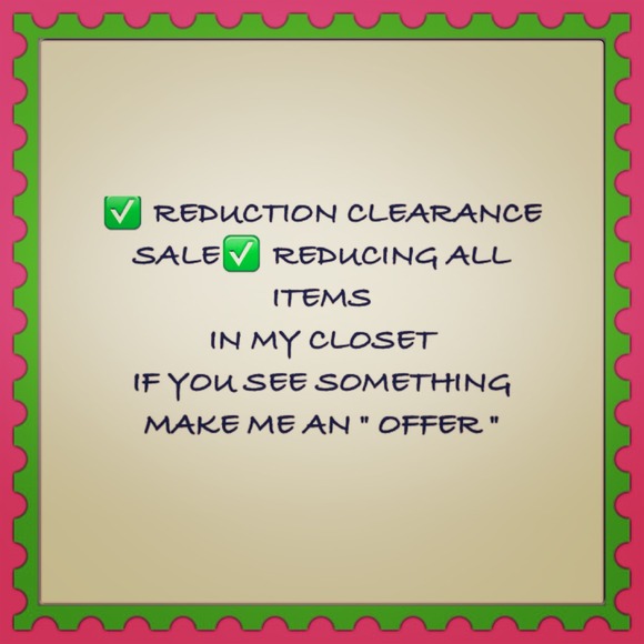 ✅ENTIRE CLOSET REDUCED✅