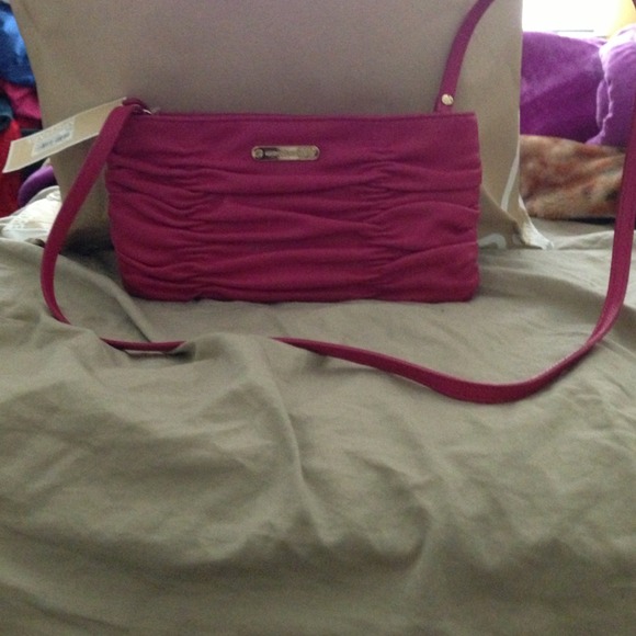 ❌Traded❌NEW pink Michael Kors handbag/clutch/wall