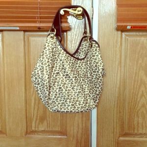 Cheetah print bag