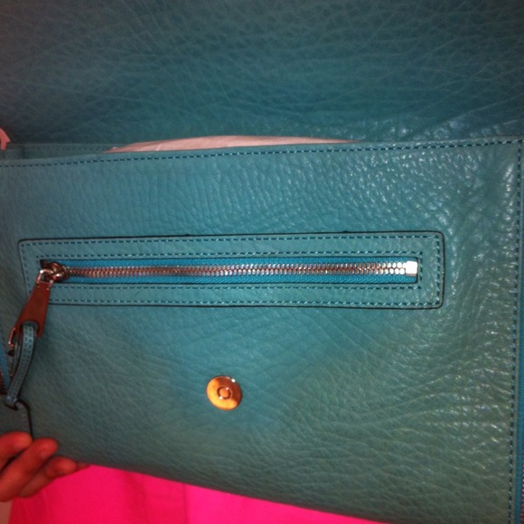 Rebecca Minkoff Rivington Clutch in Teal - REDUCED - Picture 4 of 4
