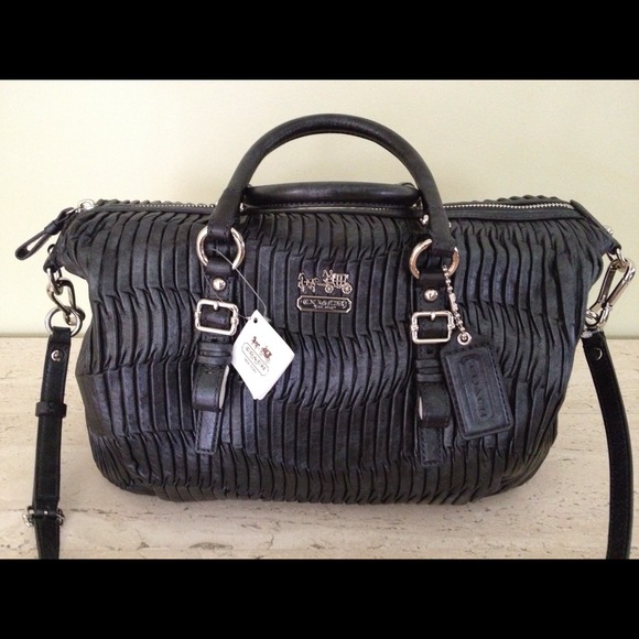 Coach Handbags - ❌ SOLD ❌ Coach Madison Gathered Juliet Black MSRP