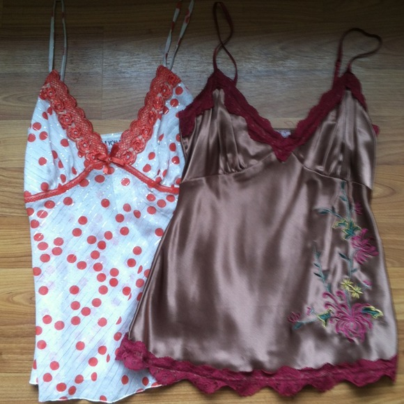 Spaghetti tops (2) NWT
