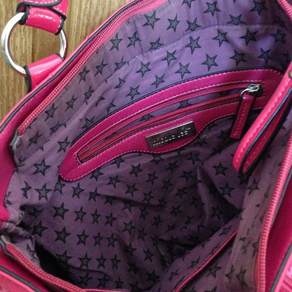 Pink bow handbag - Picture 2 of 2