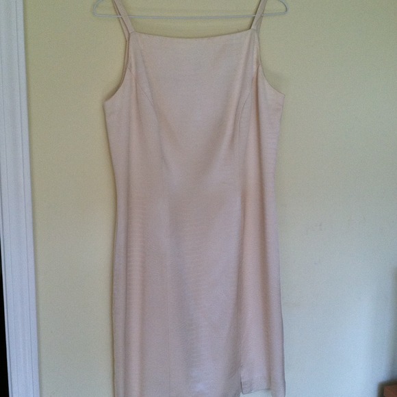 *Reduced* Pale peach satin dress