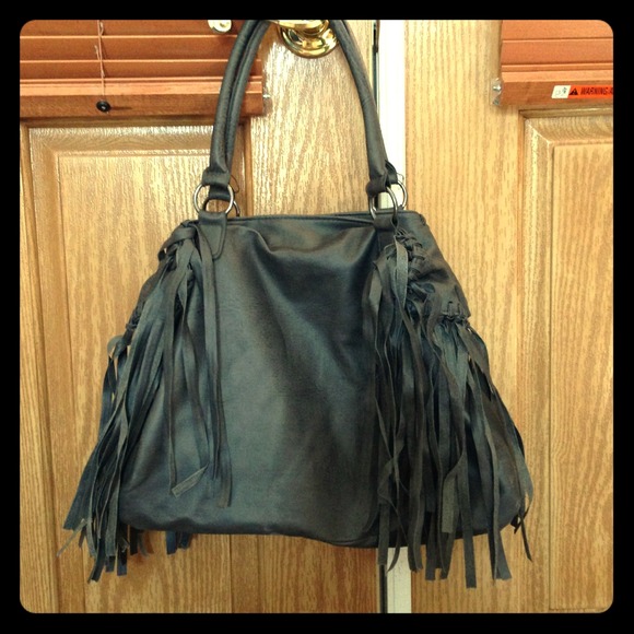 Dark grey handbag - Picture 1 of 2