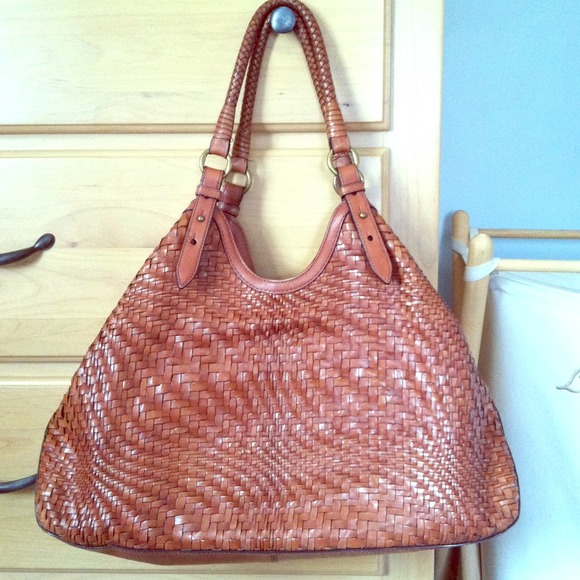💟Traded💟 Cole Haan Large Brown Genevieve Handbag - Picture 1 of 4