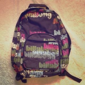 Billabong grafitti backpack🆕