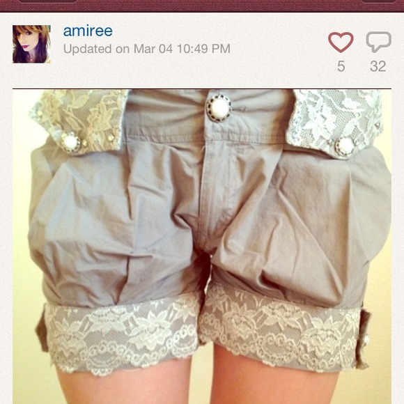 Lace shorts- I bought these off pm and loved them!