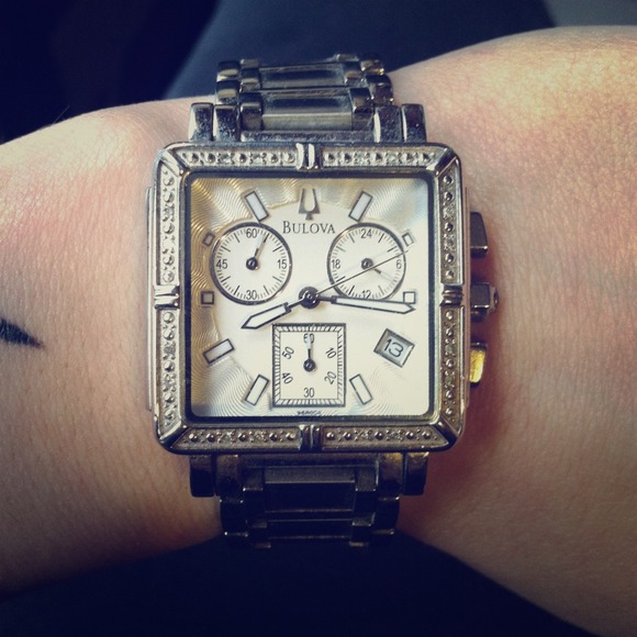 Bulova ladies diamond watch