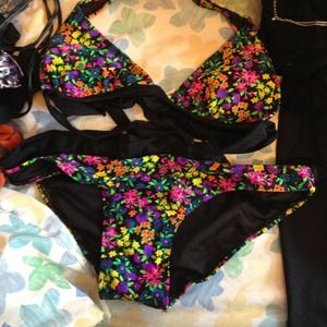 Floral swim suit bundle