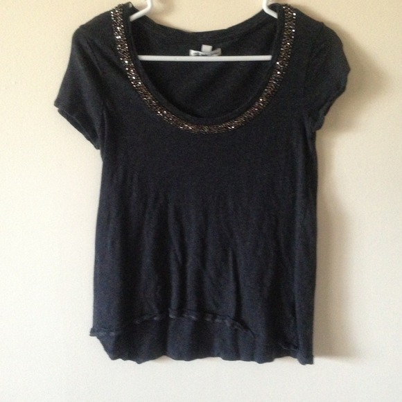 Dark Grey beaded American eagle shirt size XS