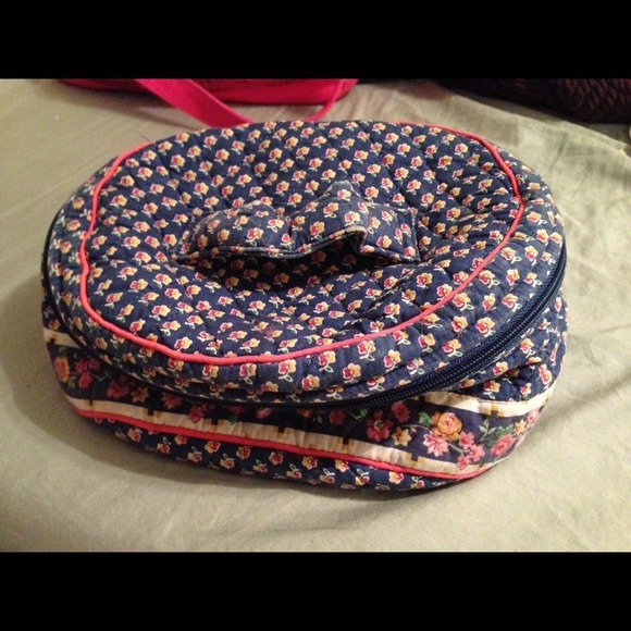 Vera Bradley cosmetic bag.