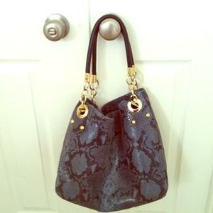 Blue snake Cynthia Rowley bag.