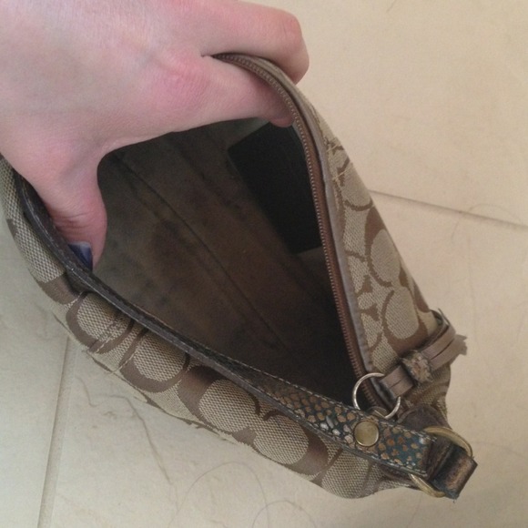 Authentic Coach Bag - tan - Picture 2 of 4