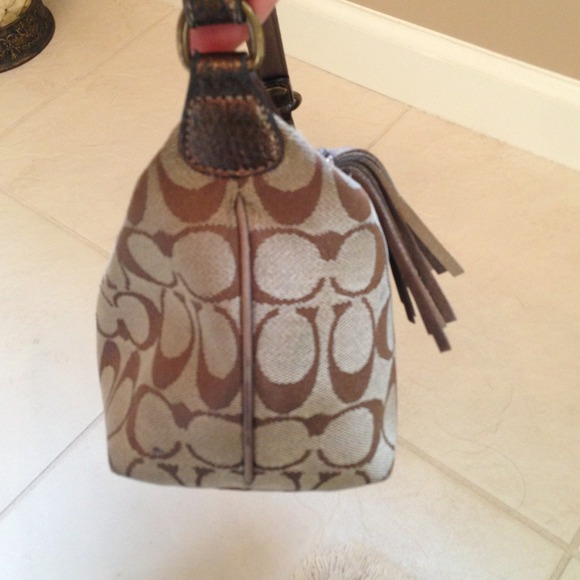 Authentic Coach Bag - tan - Picture 4 of 4