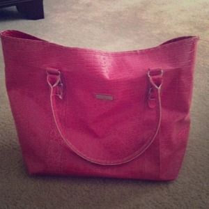 *SOLD*Pink snake skin bag