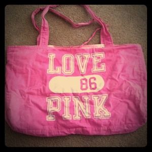 ****Traded*****Pink VS beach bag