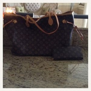 Louis Vuitton with matching wallet.