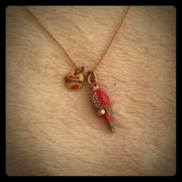 Juicy Couture Gold Parrot Necklace