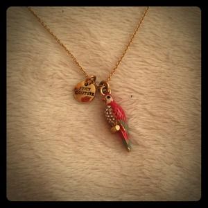 Juicy Couture Gold Parrot Necklace