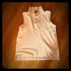 Light purple sleeveless polo