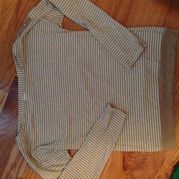 Splendid stripe boat neck