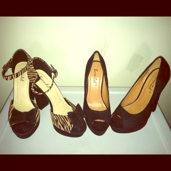 2 pair of Bonnibel heels.