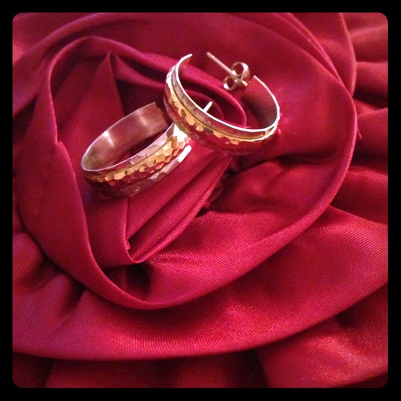 **RESERVED** Silpada silver and "gold" earrings