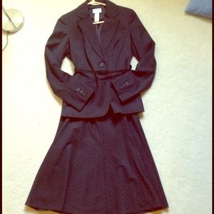 NWOT pinstripe business suit