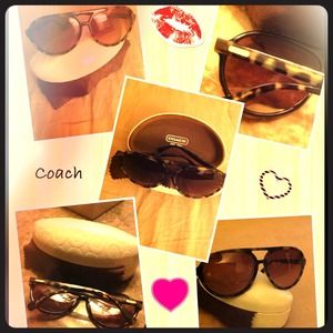 Original Coach tortoise sunglasses