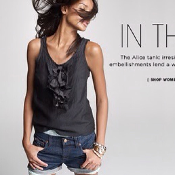 💢SOLD💢 J.Crew Alice Ruffled Tank