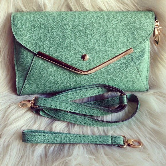 Clutches & Wallets - Envelope clutch - mint