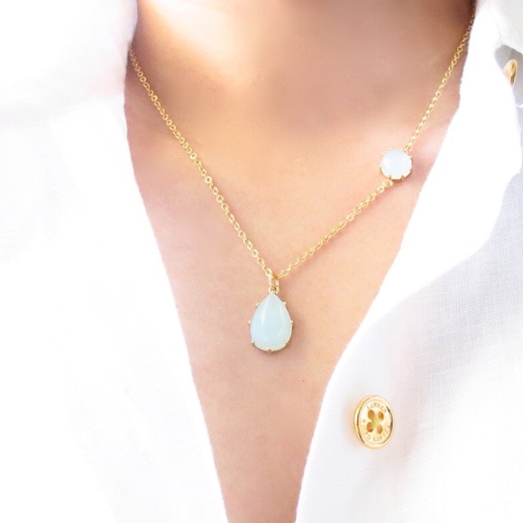 Mint bubble necklace