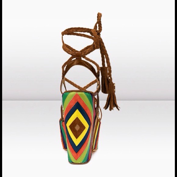 SALE! Jimmy Choo Multicolor Wedge. Perfect4Summer - Picture 2 of 4