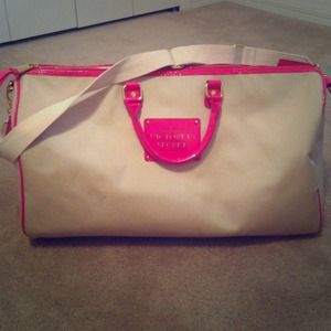 Victorias secret duffel bag