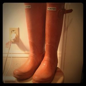 Authentic Hunter Boots Dusty Orange