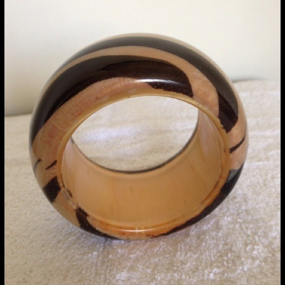 Dark Brown and Tan Hammer Bracelet - Picture 4 of 4