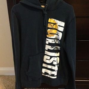 Men's Hollister navy sweatshirt size lg