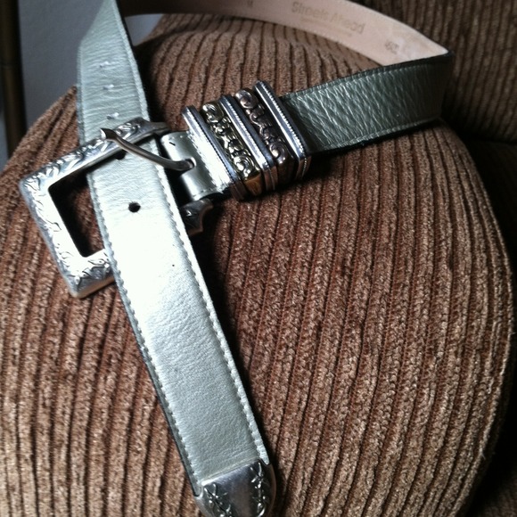 Beautiful goldy/silver Stirling Silver Belt - Picture 1 of 2