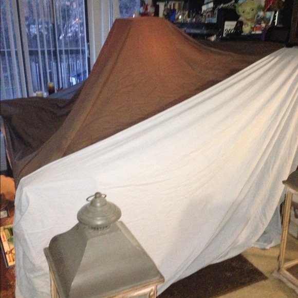 We built a fort!!