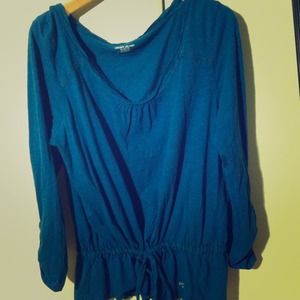 Blue DKNY long sleeve shirt
