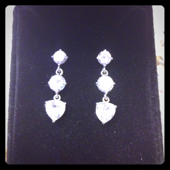 Sterling silver drop earrings