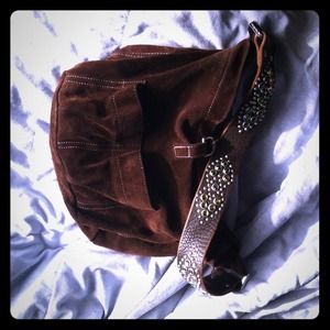 Brown Suede Tylie Malibu Bag